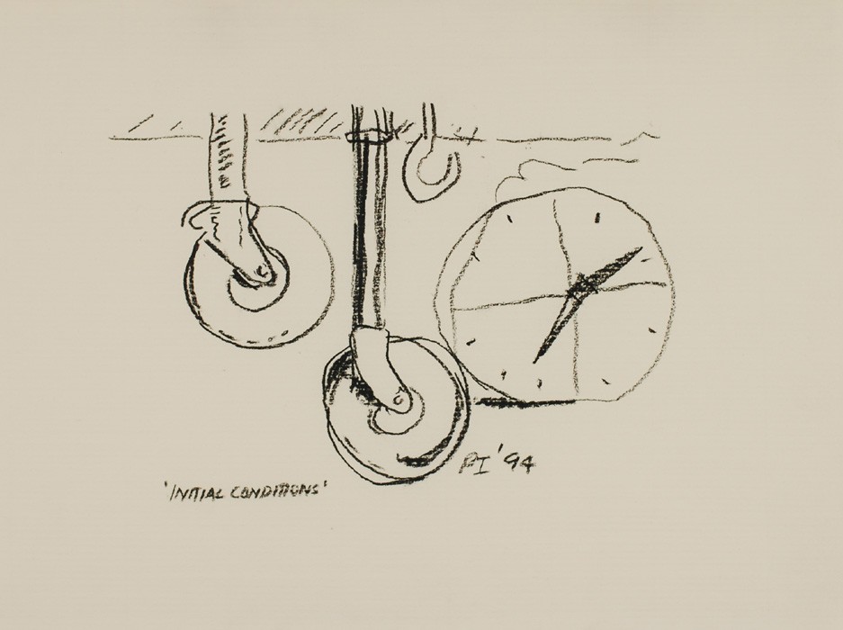 1995, 9"X13", Charcoal on Paper